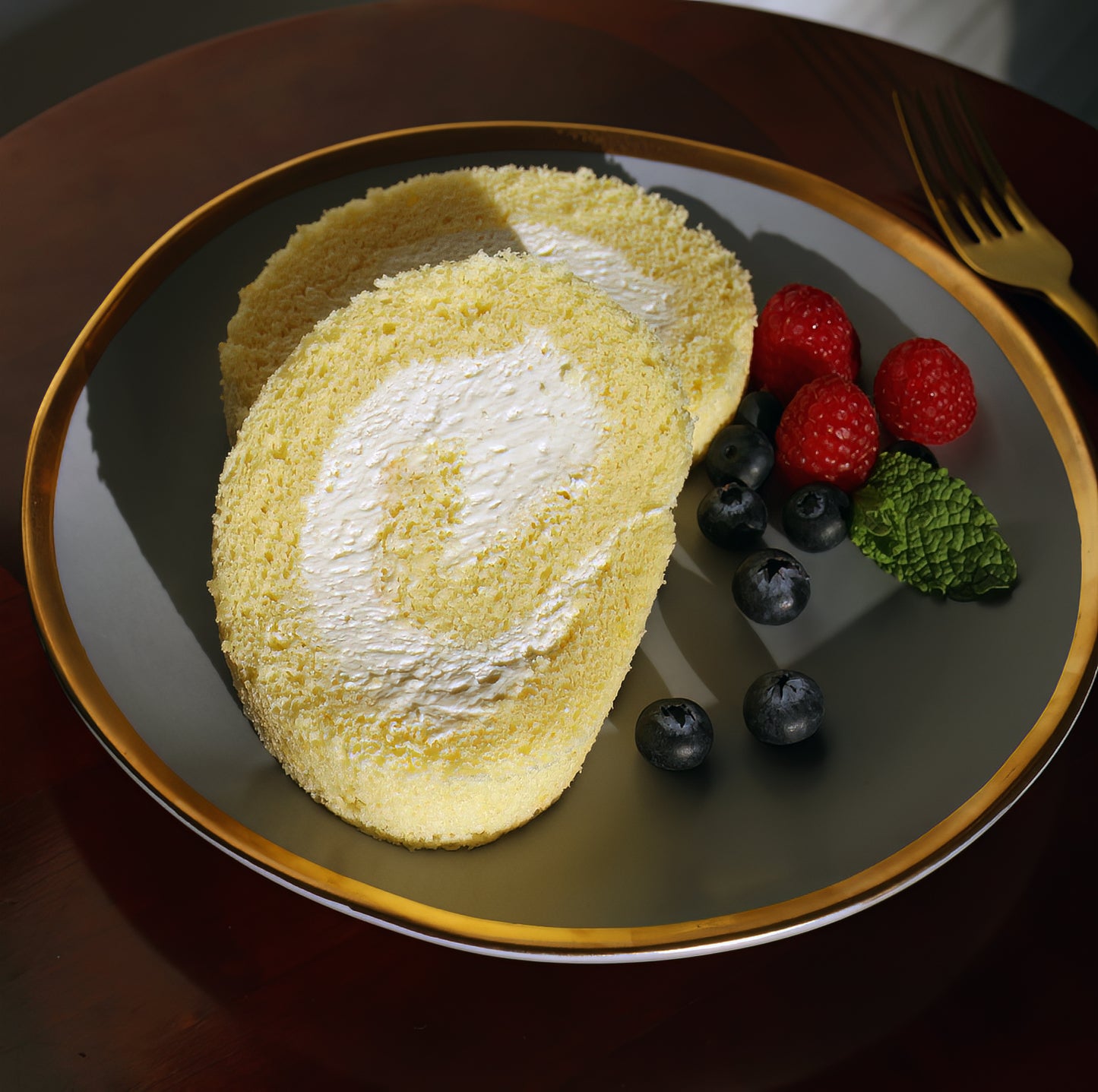 ROLL CAKE - Classic Vanilla & Mascarpone